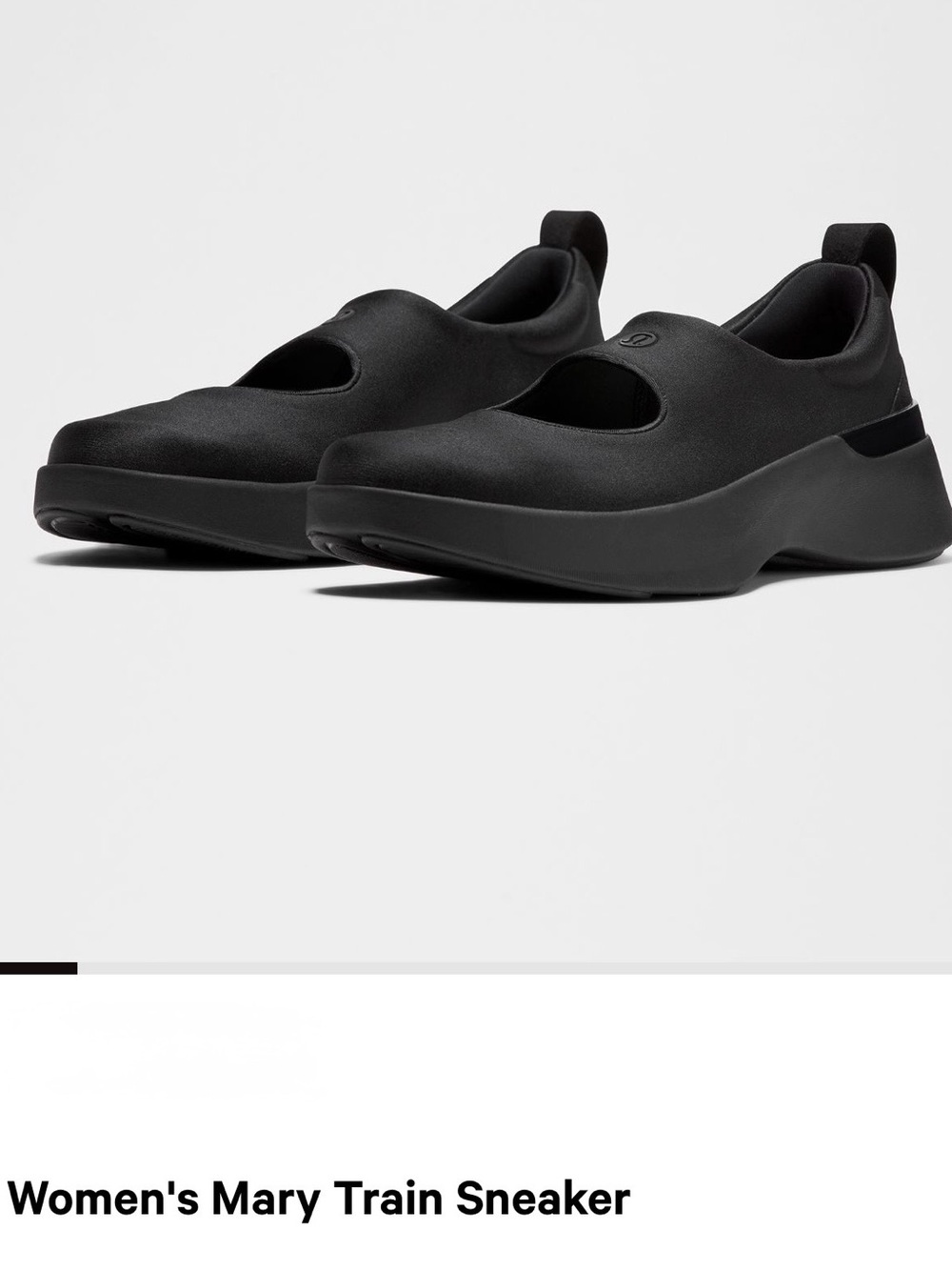 lululemon Women's Mary Train Sneaker - Black 8.5